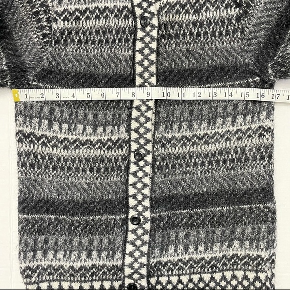 Leo‎ Peressi Vintage Peruvian 100% Alpaca Grandpa Cardigan - Picture 7 of 8